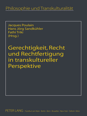 cover image of Gerechtigkeit, Recht und Rechtfertigung in transkultureller Perspektive